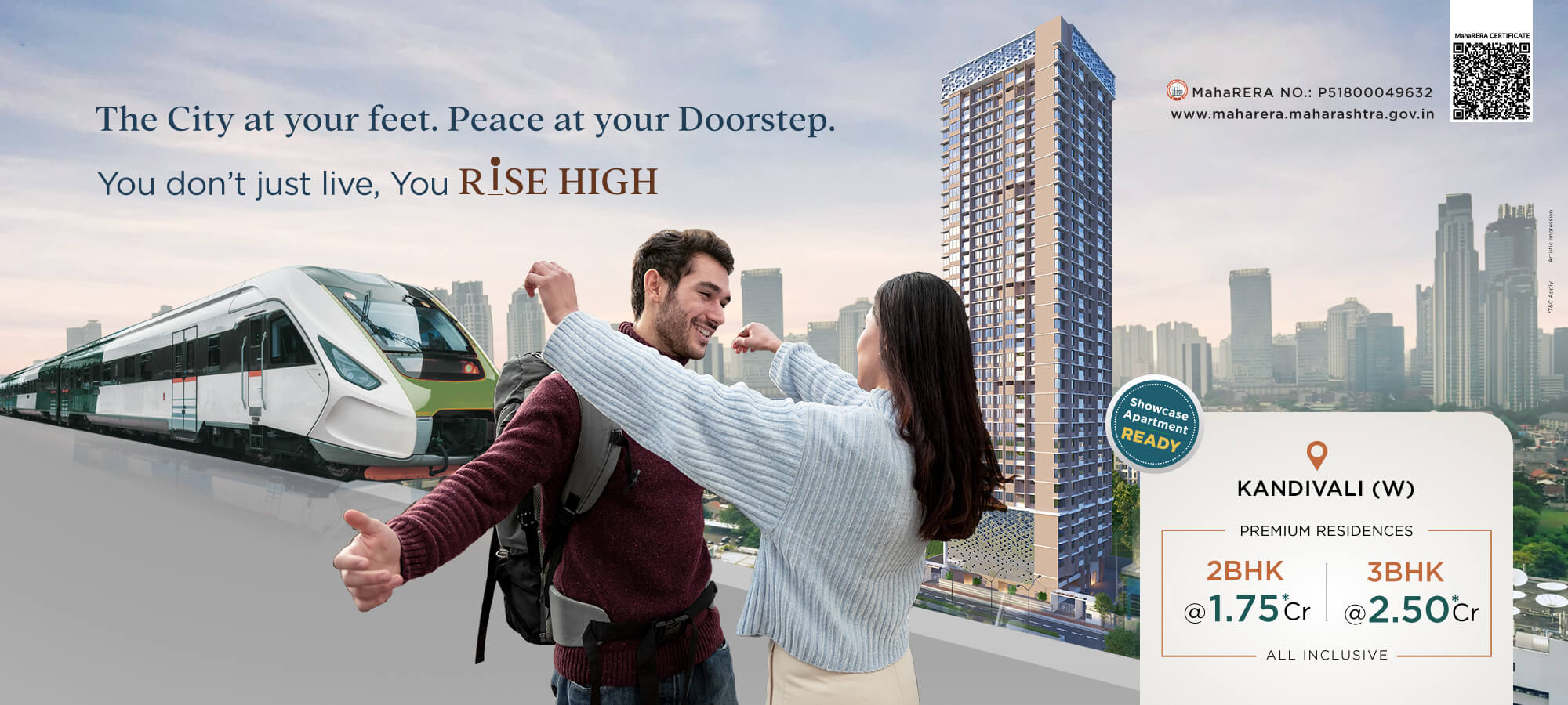 Rock Highland Rise High Banner - D3