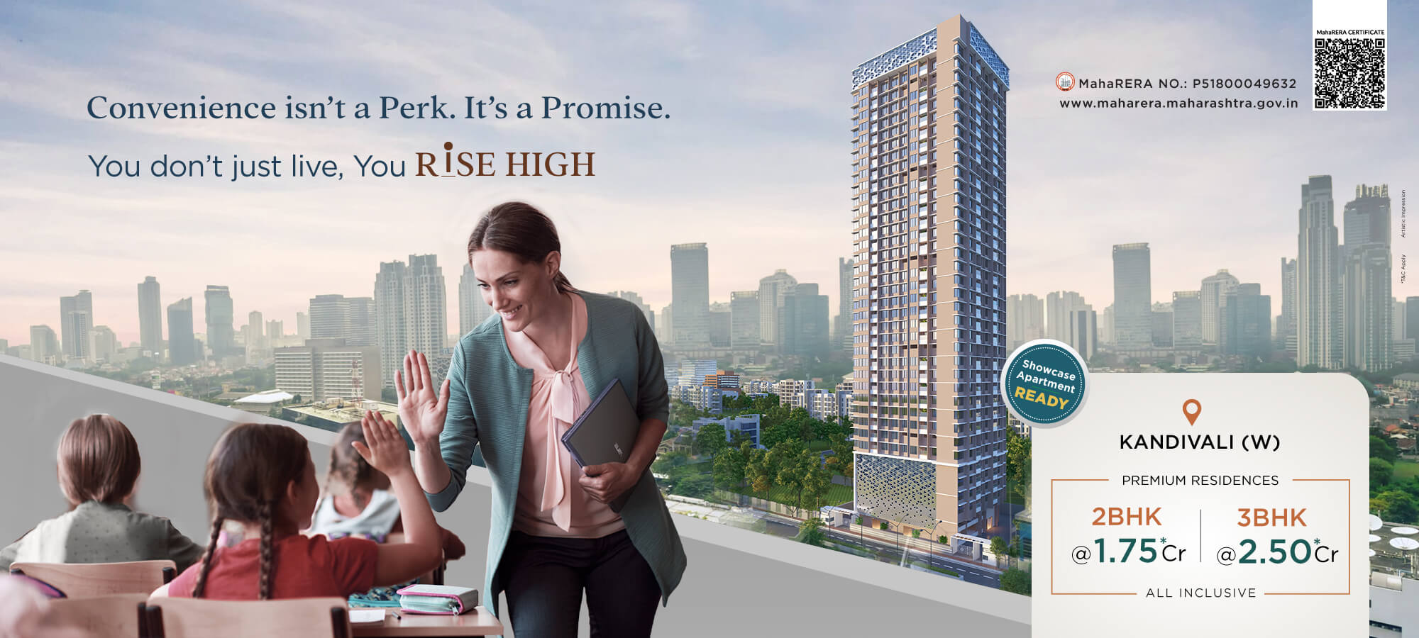 Rock Highland Rise High Banner - D4